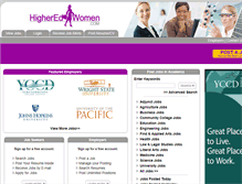 Tablet Screenshot of higheredwomen.com